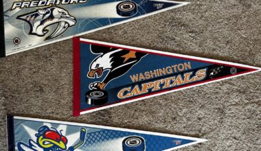 Found these late 90s pennants at a thrift store at the Oregon coast