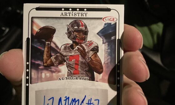 Pulled an auto of the future ROTY. Wish he wasnt in my division, but yall got a real one.