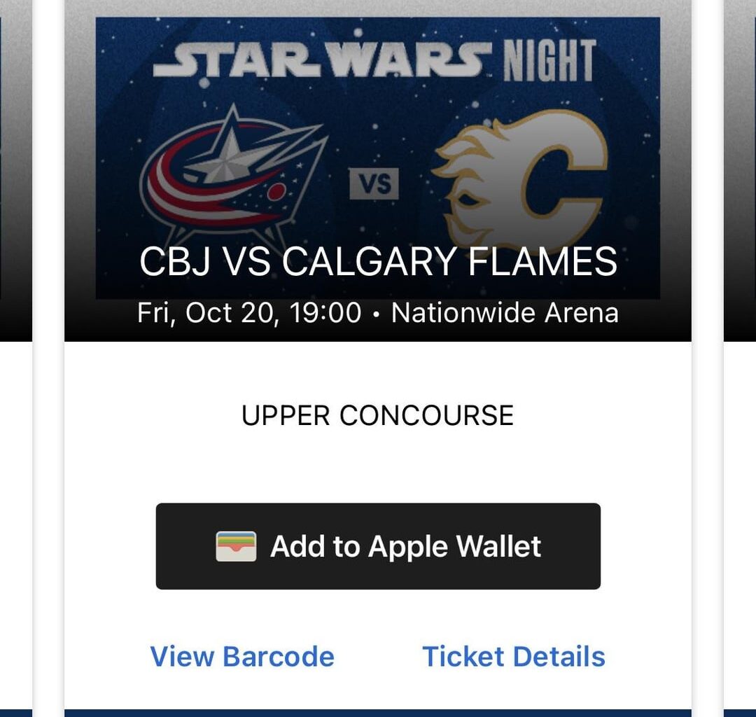 Four tickets available for tonight - Section 219 row L - make offer
