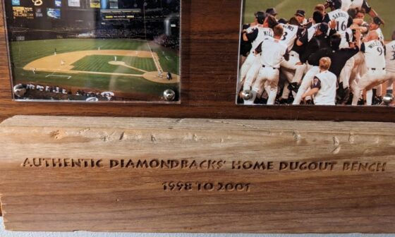 Learned my Mom was a serial D-Backs paraphernalia mercenary back in the day....