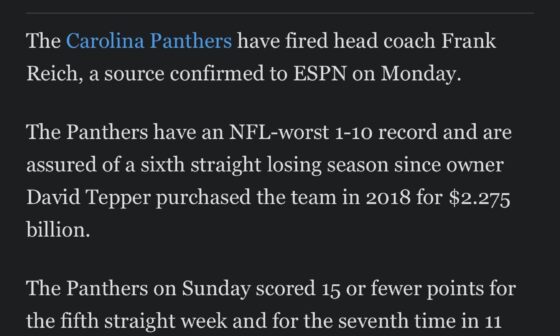 Ben Johnson is a war criminal. In all seriousness, if he were to leave: Panthers, Chargers are the biggest threat imo. Highly doubt he’d go to Chicago.