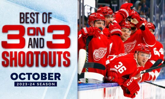 Best 3-on-3 Overtime and Shootout Moments from October | NHL 2023-24