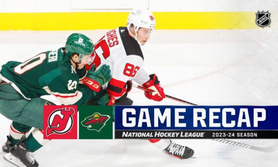 Devils @ Wild 11/2 | NHL Highlights 2023
