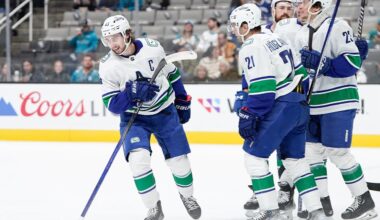 Canucks hang a 10-SPOT on the Sharks! 🔟🚨