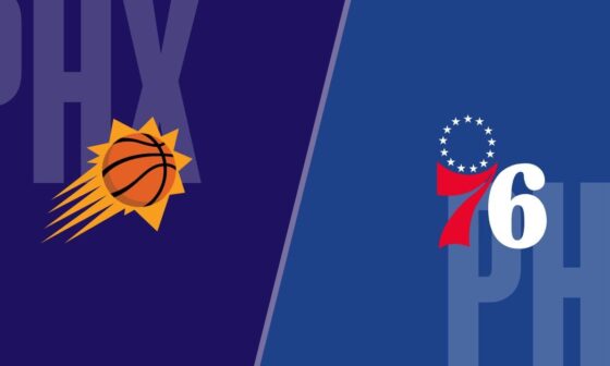 [Game Thread] Phoenix Suns (2-3) @ Philadelphia 76ers (3-1) - 01:00 PM EDT