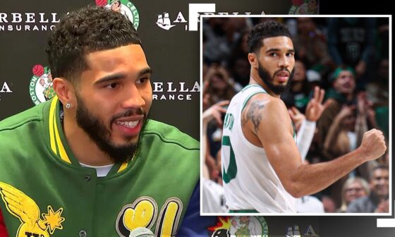 Jayson Tatum Full Presser After Becoming Youngest Celtic To Reach 10k PTS!