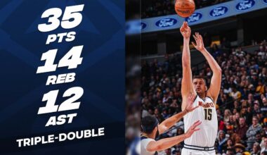 Nikola Jokic Passes LeBron & Jason Kidd On All-Time Triple-Double List! | November 6, 2023