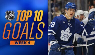 The #1 Play Goes To ... | Must-See Goals from Week 4 | 2023-24 NHL Season