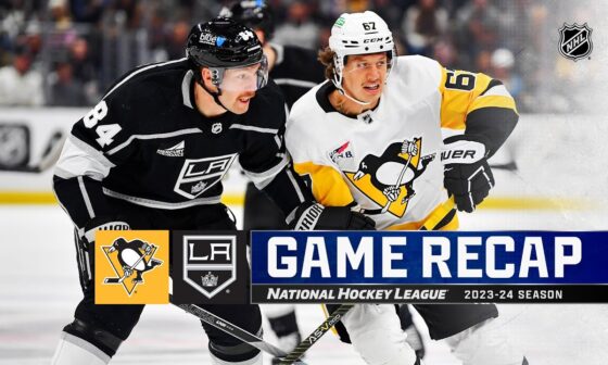 Penguins @ Kings 11/9 | NHL Highlights 2023