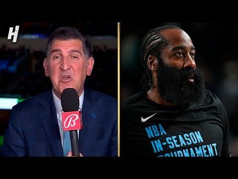 Mavs announcer Brian Dameris went off on James Harden 👀