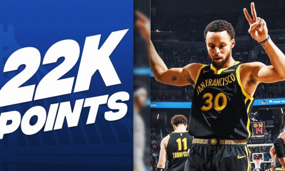 Stephen Curry Reaches 22,000 Career Points! | November 11, 2023