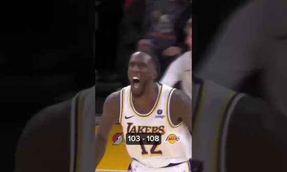 WILD ENDING 🔥 Final minutes of Trail Blazers vs Lakers! | #Shorts
