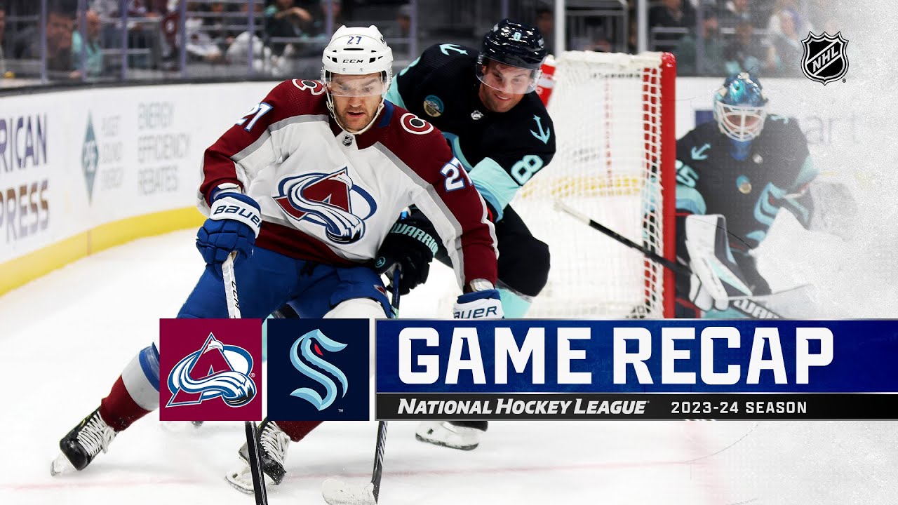 Avalanche @ Kraken 11/13 | NHL Highlights 2023