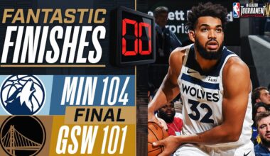 Final 3:51 WILD ENDING Timberwolves vs Warriors 🏆 | November 14, 2023