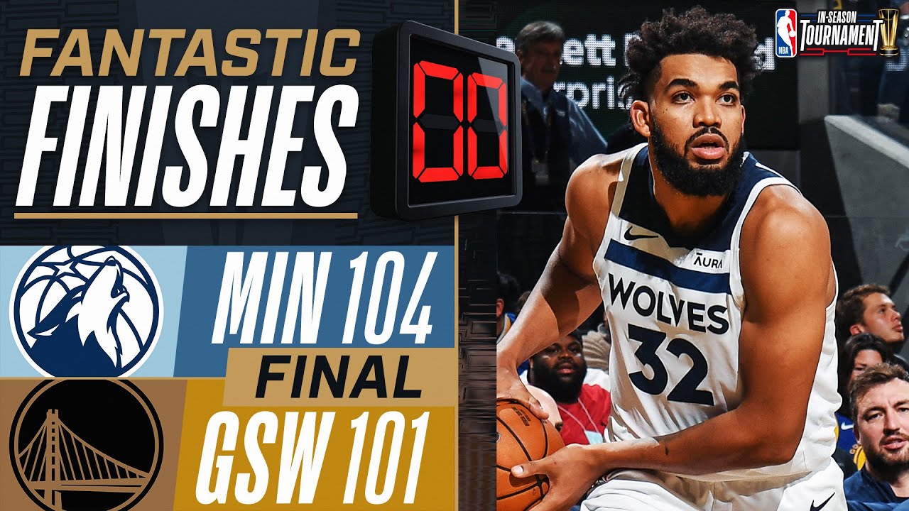 Final 3:51 WILD ENDING Timberwolves vs Warriors 🏆 | November 14, 2023