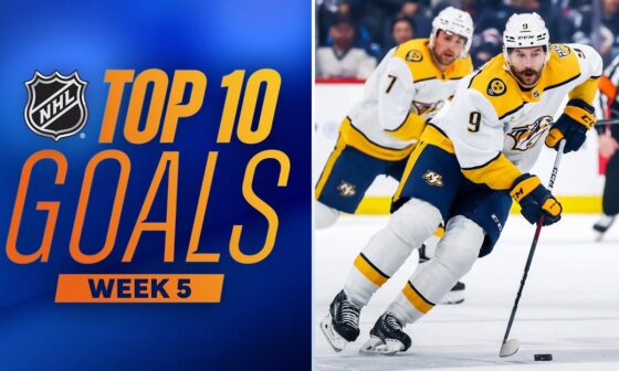 Who's the worthy #1? | Top 10 Goals from Week 5 | 2023-24 NHL Season