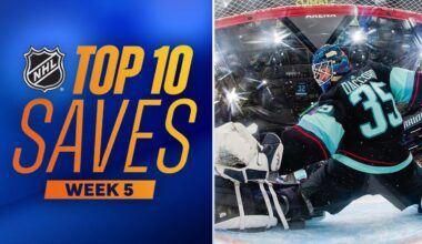 "A Ten-Bell Stop" | Must-See Saves from Week 5 of the 2023-24 NHL Season