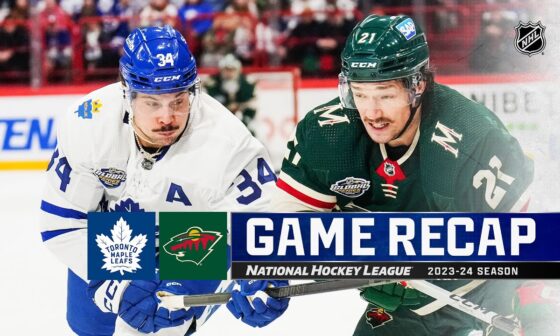 Global Series Sweden | Maple Leafs vs. Wild | NHL Highlights 2023