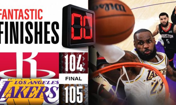 Final 6:35 CLOSE ENDING Rockets vs Lakers | November 19, 2023