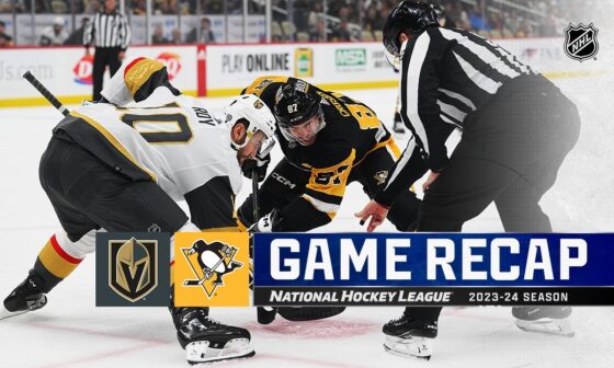 Golden Knights @ Penguins 11/19 | NHL Highlights 2023