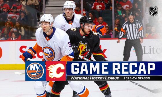 Islanders @ Flames 11/18 | NHL Highlights 2023