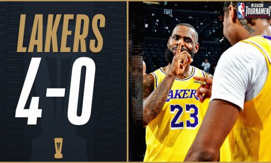 Lakers Go Undefeated In NBA In-Season Tournament Group Stages 🔥🏆