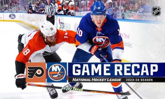 Flyers @ Islanders 11/21 | NHL Highlights 2023