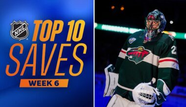 Top 10 Saves from Week 6 | 2023-24 NHL Season