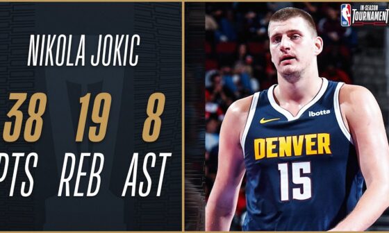 Nikola Jokic's UNREAL Performance In NBA In-Season Tournament! 🏆 | November 24, 2023
