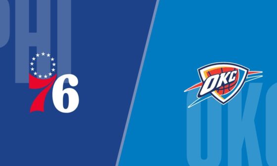 [Post Game Thread] Oklahoma City Thunder vs Philadelphia 76ers | November 25th, 2023