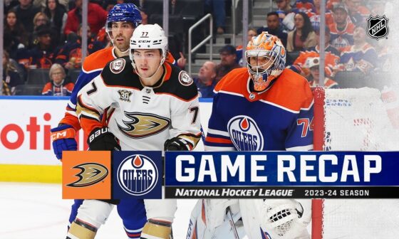 Ducks @ Oilers 11/26 | NHL Highlights 2023