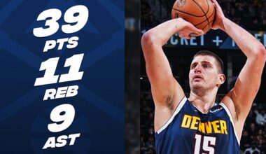 Nikola Jokic Was One Assists Away From A Triple-Double vs Spurs! | November 26, 2023