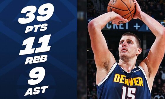 Nikola Jokic Was One Assists Away From A Triple-Double vs Spurs! | November 26, 2023