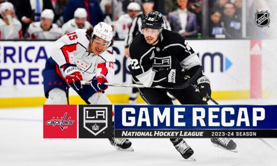 Capitals @ Kings 11/29 | NHL Highlights 2023