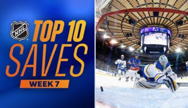 Top 10 Saves from Week 7 | 2023-24 NHL Season