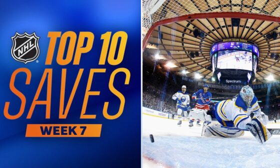 Top 10 Saves from Week 7 | 2023-24 NHL Season