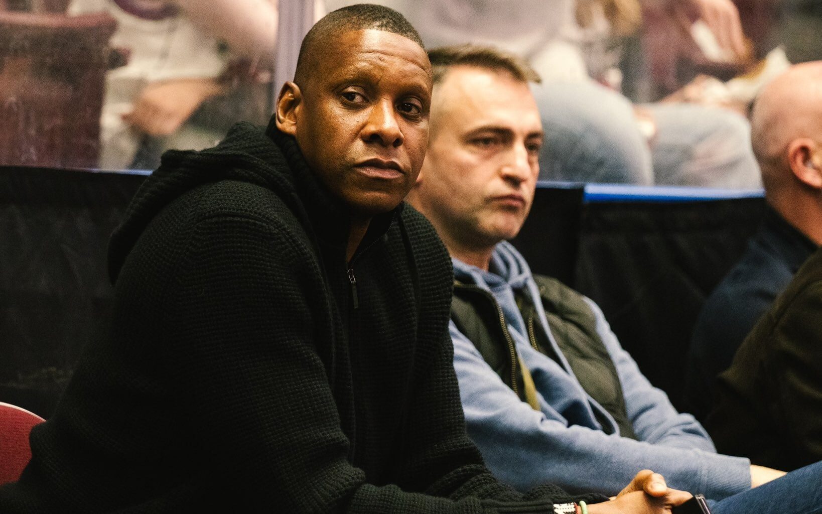 Masai and Darko having a blast at the 905 game