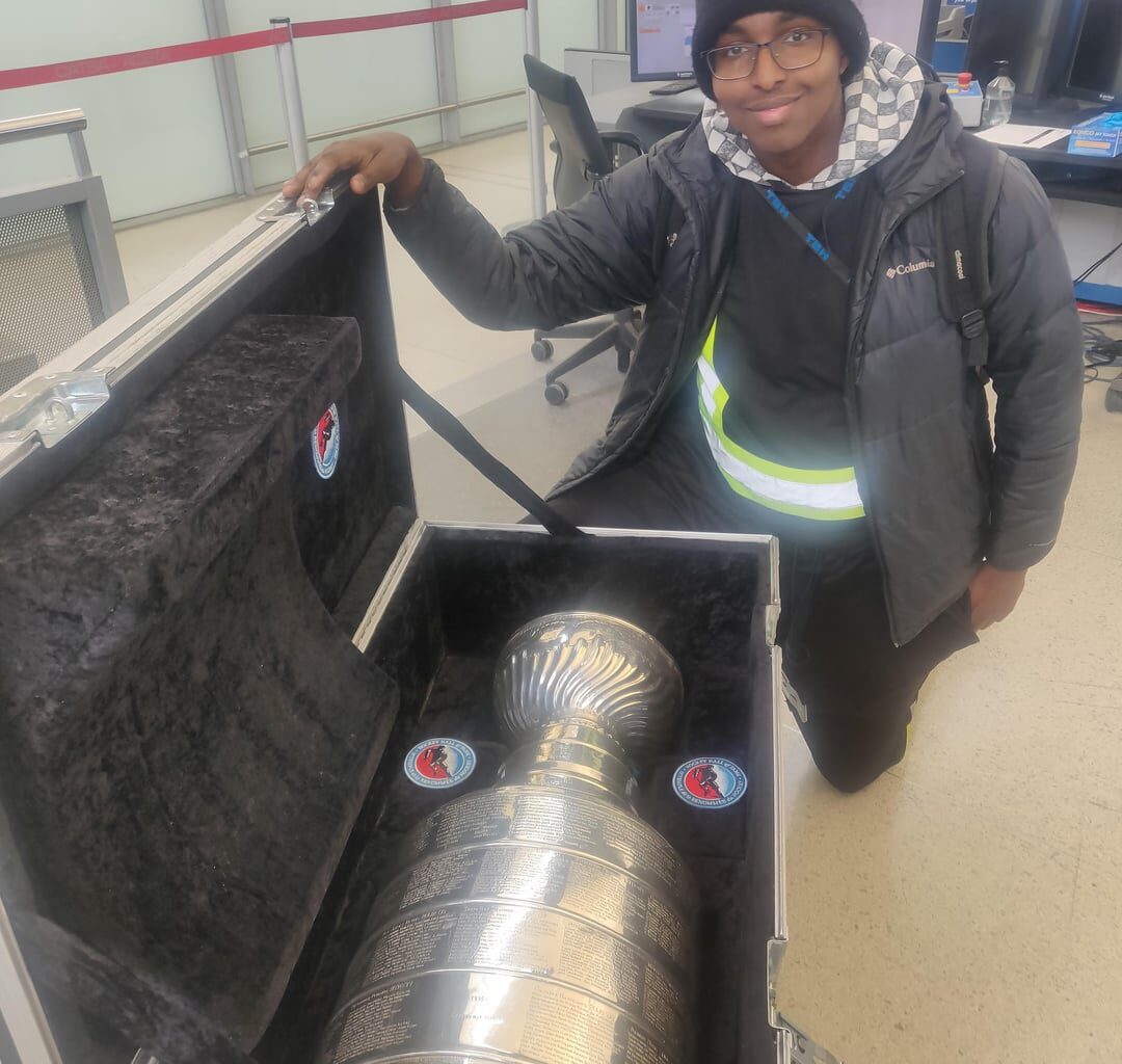 My Third Run in with the Stanley Cup (as always this pic was taken by the Cup Bearer with his consent)
