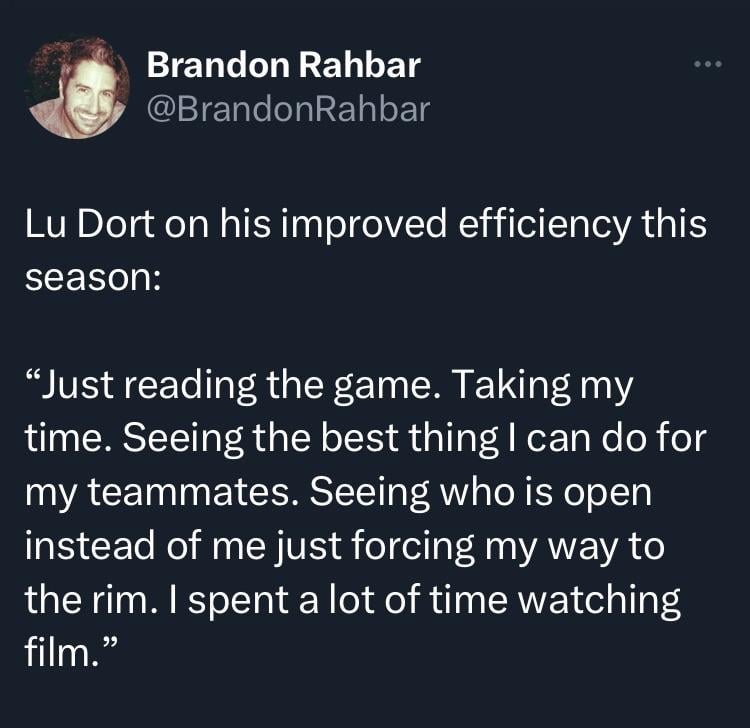 This is exactly what we need from him