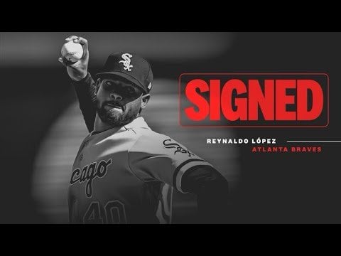 RHP Reynaldo López signs 3-year, $30 million contract with Braves. Press Conference via Zoom.