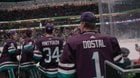 Team posted a behind-the-scenes clip of the ice celebration + Cronin's locker room speech and the player-of-the-game jacket handover. Check out Mason immediately telling Terry to give the jacket to Carrick.