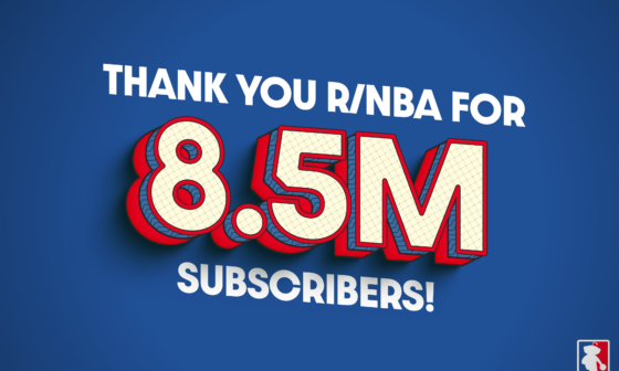 THANK YOU r/NBA for 8.5million subscribers!