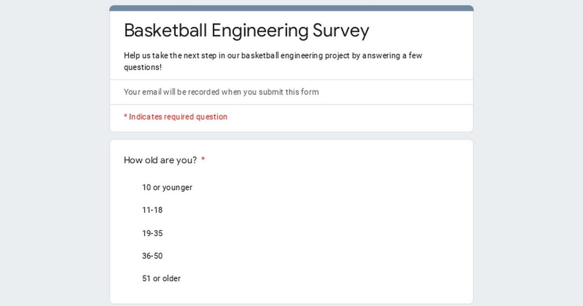 Help us Make Basketball More Accessible!