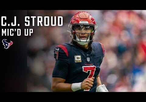 C.J. Stroud mic'd up | Listen in as the Houston Texans QB helps his team to a big home win