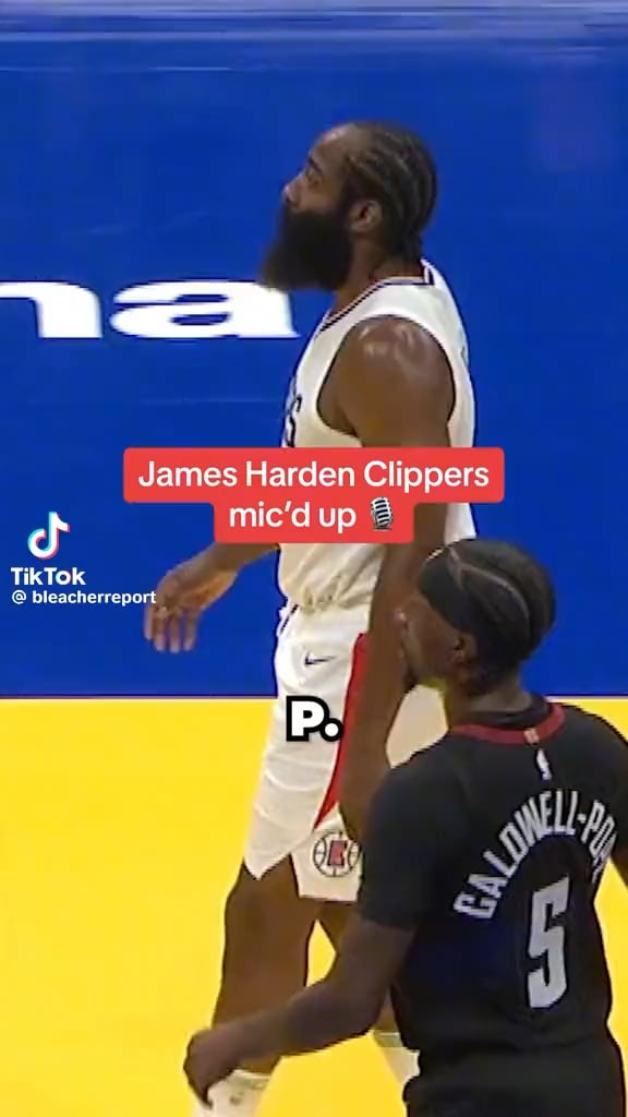 James Harden Mic’d up