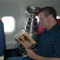 [Hornby] Was standing by the Panthers room when they all came off jubilantly to rock music, they went back out confused, most of them not in time to see Gregor score. Came off again cursing ‘Toronto’ i.e. the War Room.