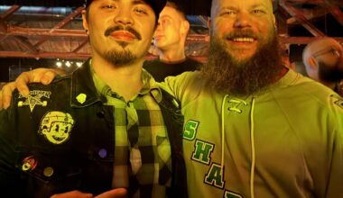 Met a teal blooded brother at a punk show in Seattle last night