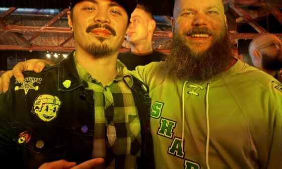 Met a teal blooded brother at a punk show in Seattle last night