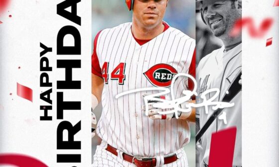 @Reds wishing a happy birthday to Adam Dunn with a Brandon Phillips autograph