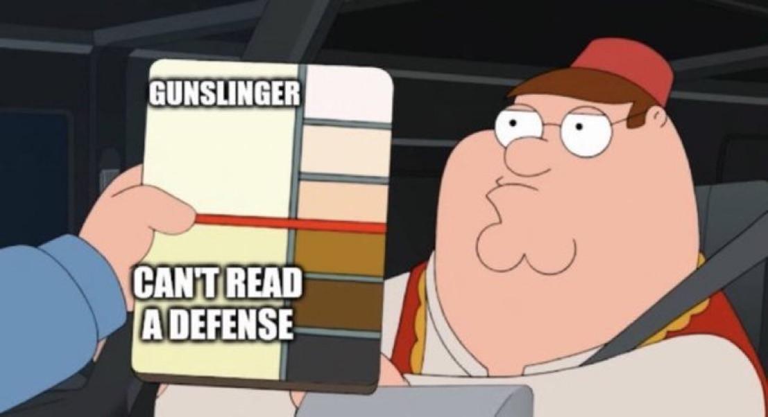 “Gunslinger” vs “Can’t read a defense”
